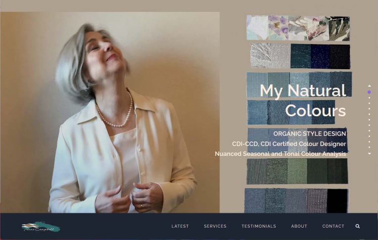 Anne Campbell Website Design | YT Photography & Design | Yvanne Teo