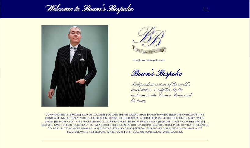 Bown's Bespoke Website Design | YT Photography & Design | Yvanne Teo