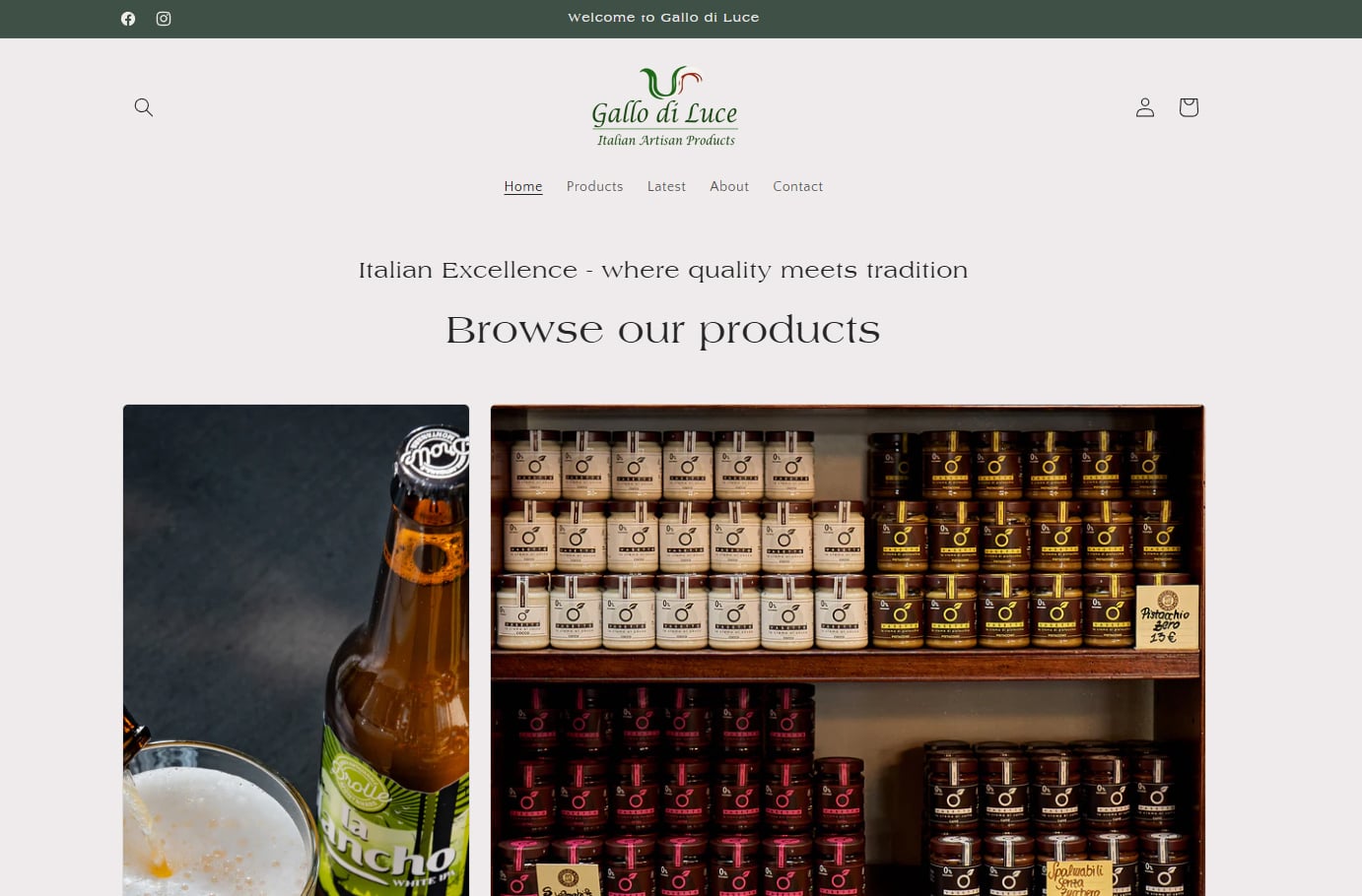 Gallo di Luce Italian Artisan Produce Supplier | YT Photography & Design | Yvanne Teo
