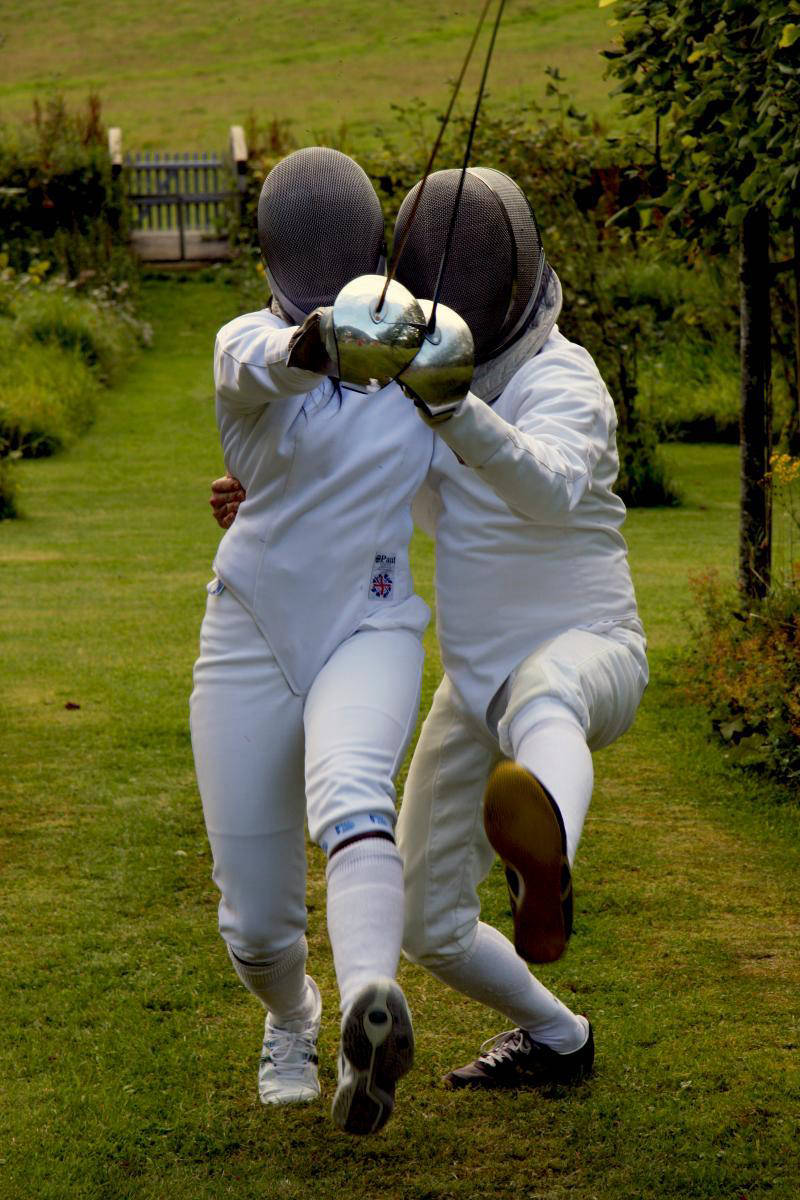 Fencers larking around photography | YT Photography & Design | Yvanne Teo